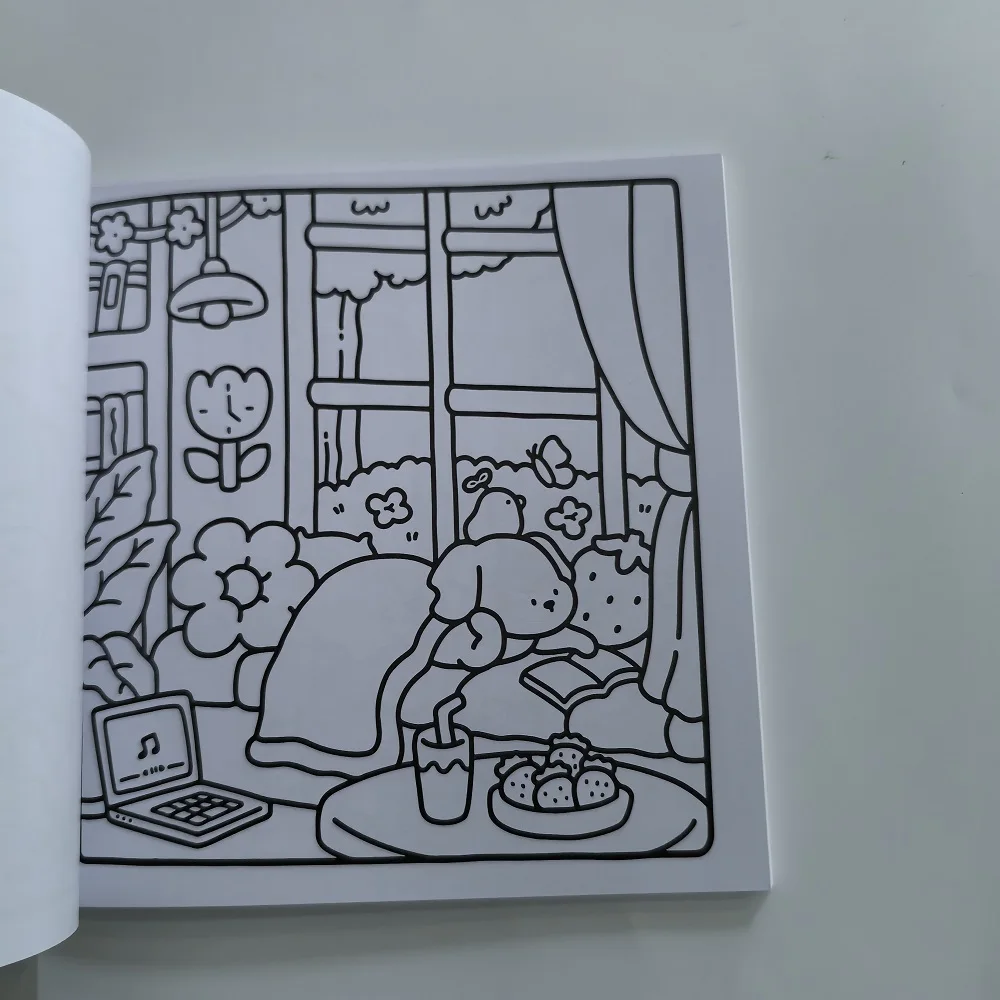 Charming & Relaxing Adult Coloring Book - The Perfect Gift
