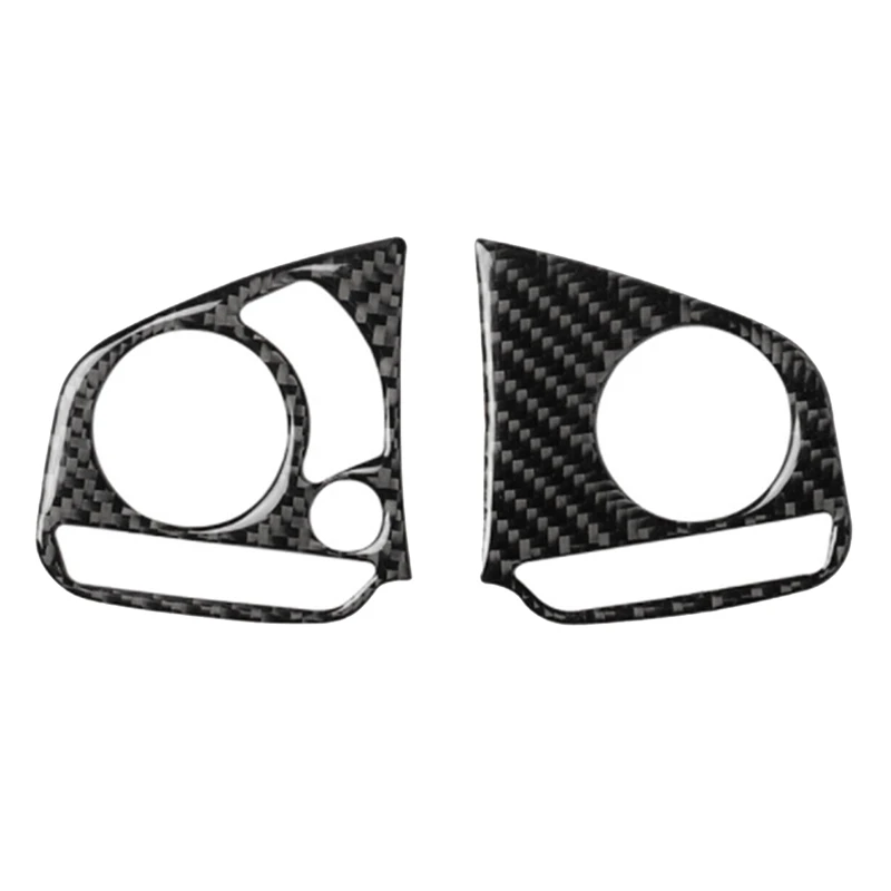 

Carbon Fiber Inner Steering Wheel Switch Cover Trim For Honda Civic 2016-21 Parts Accessories 2Piece