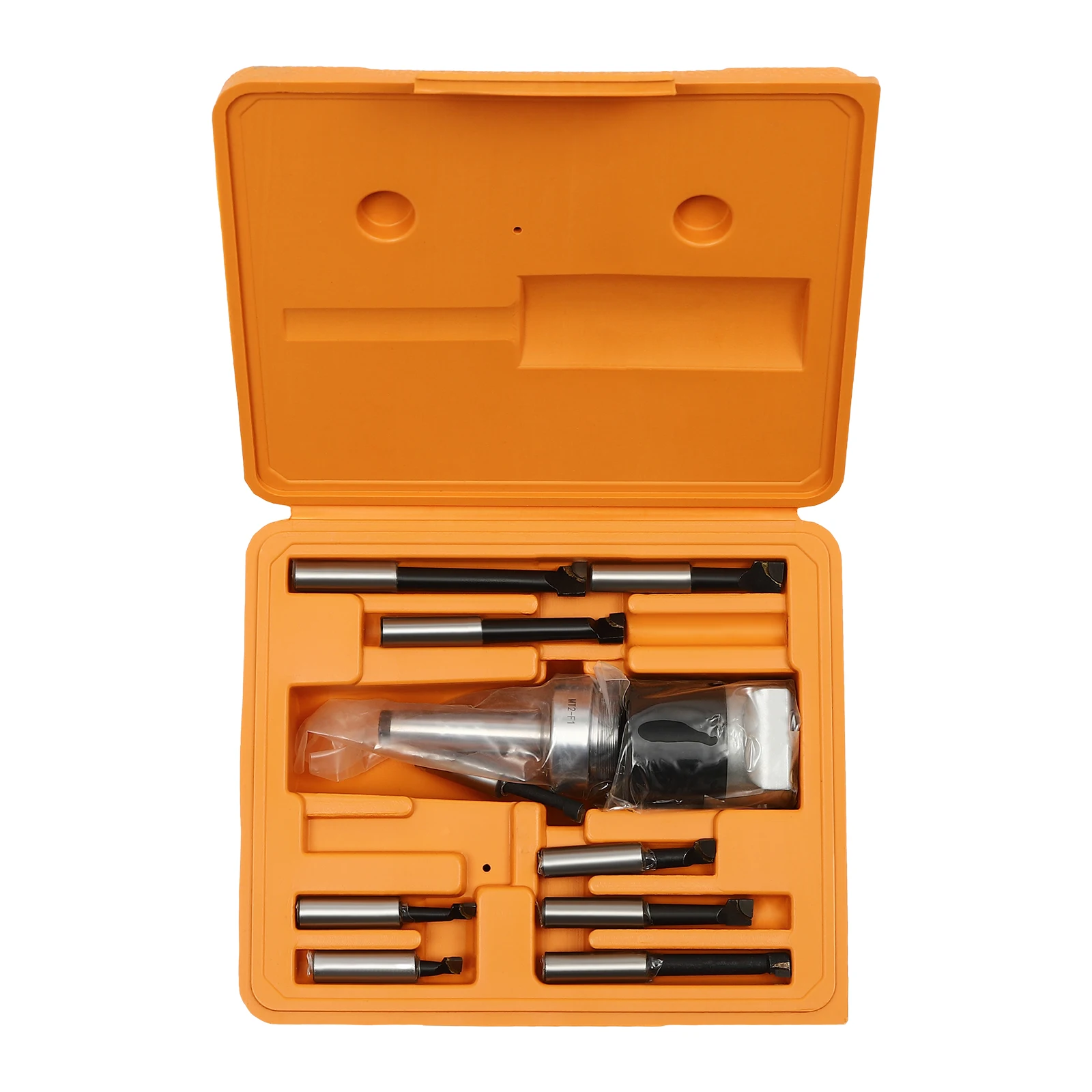 9-teiliges Bohrkopf-Set Bohrkopf-Bohr- und Fräsmaschinen-Zubehör 10-125mm Präzisions-Bohrstangen-Kit für Drehmaschine & Fräsmaschine MT2-F1 – Detail 1