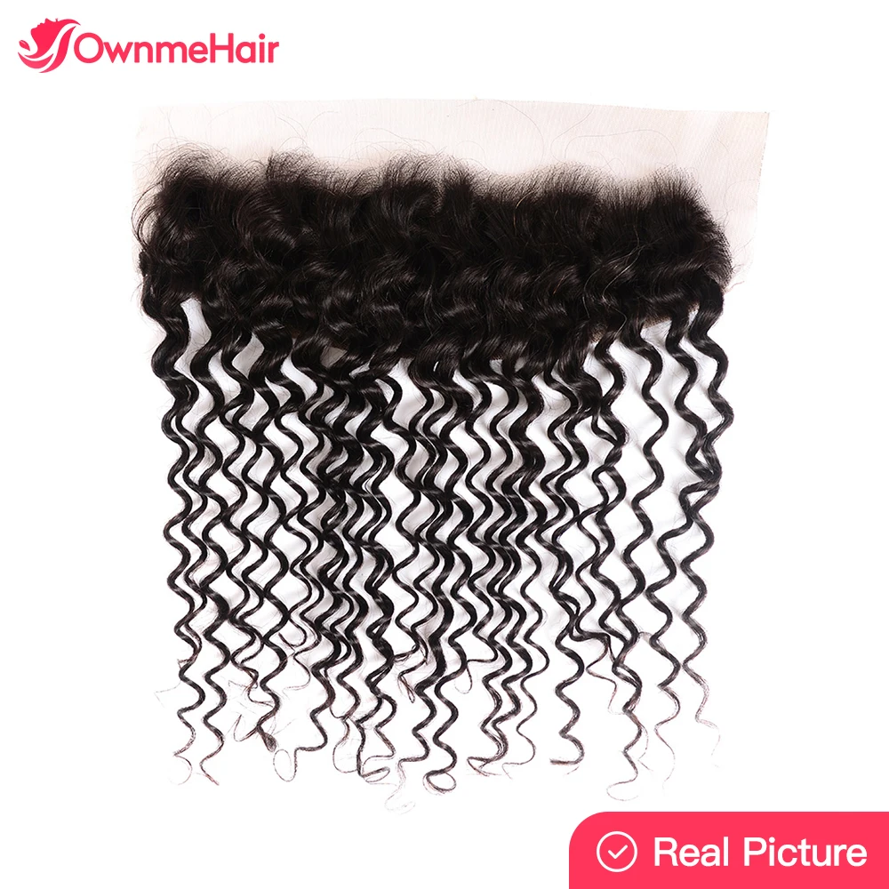 5x5 13x4 Invisible HD Lace Frontal Closure Deep Wave Brazilian Human Hair Pre Plucked Hairline Melt Skin