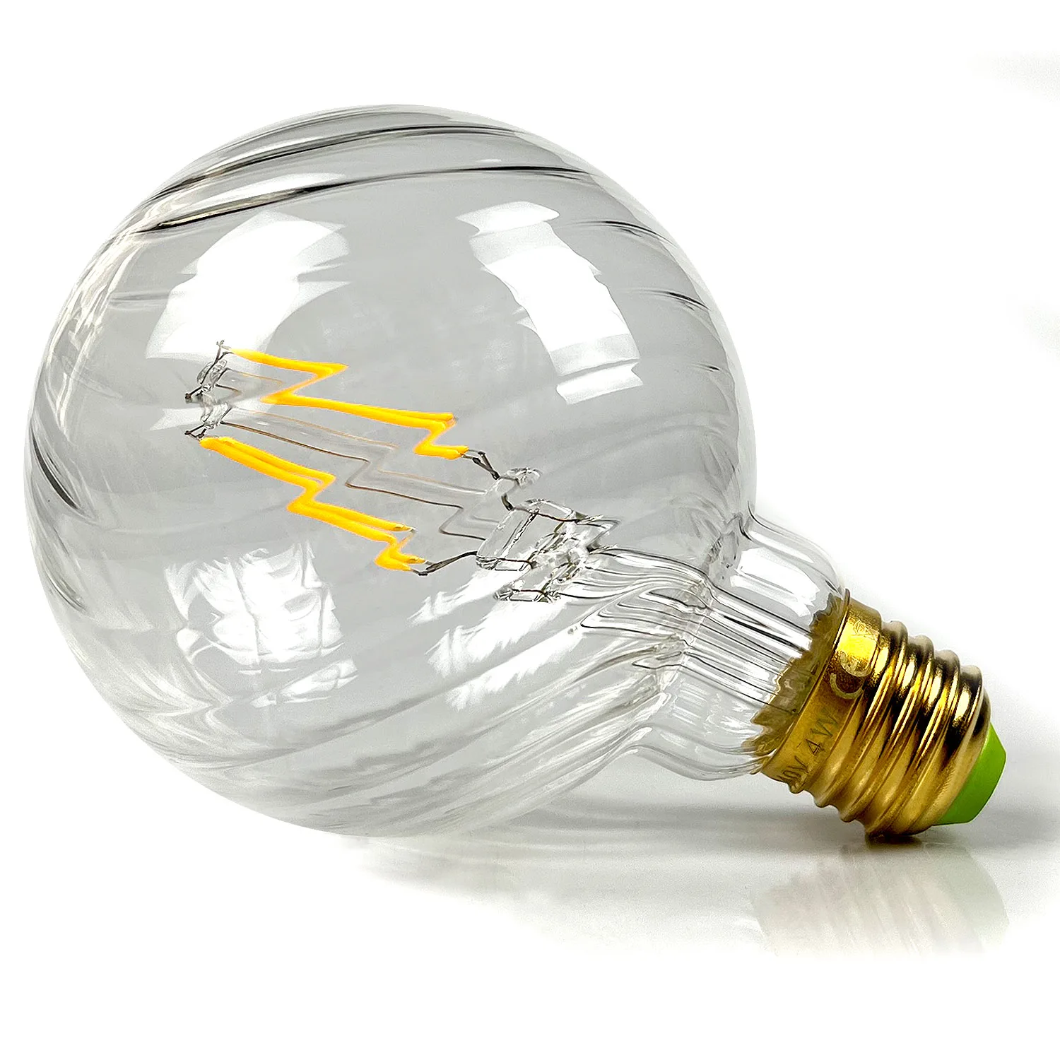 E27 Edison Led Bulb 2700Kelvin Warm White G95 Led Filament Special Shape 110V 220V Decorative Light Bulbs 4W W26 E27