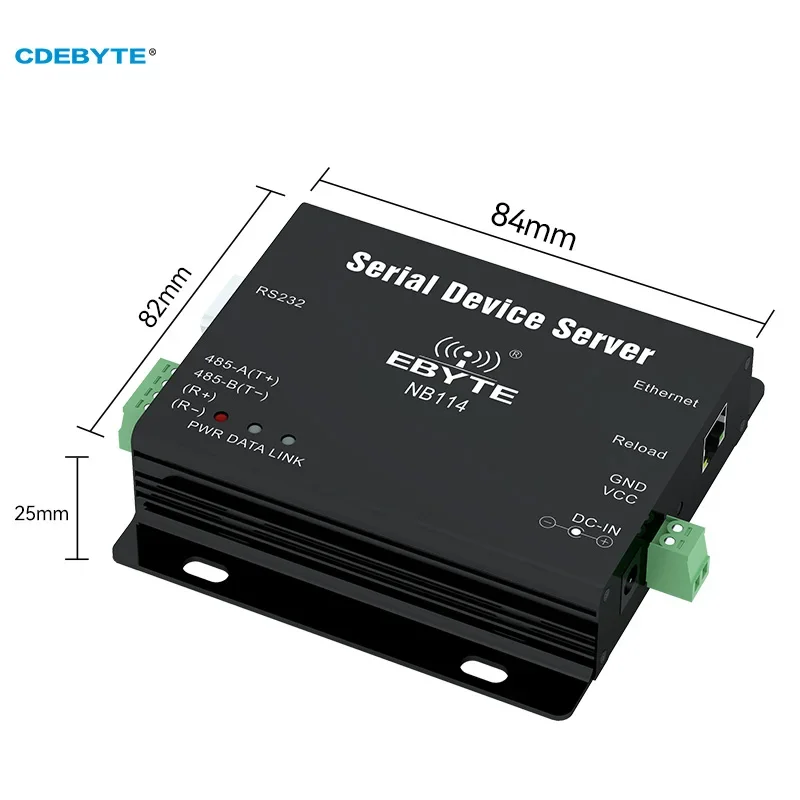 UART-이더넷 직렬 서버, RS485 RS422 RS232 RJ45 MQTT HTTP TCP RTU UDP PLC NB114 장거리 Modbus 게이트웨이 모뎀