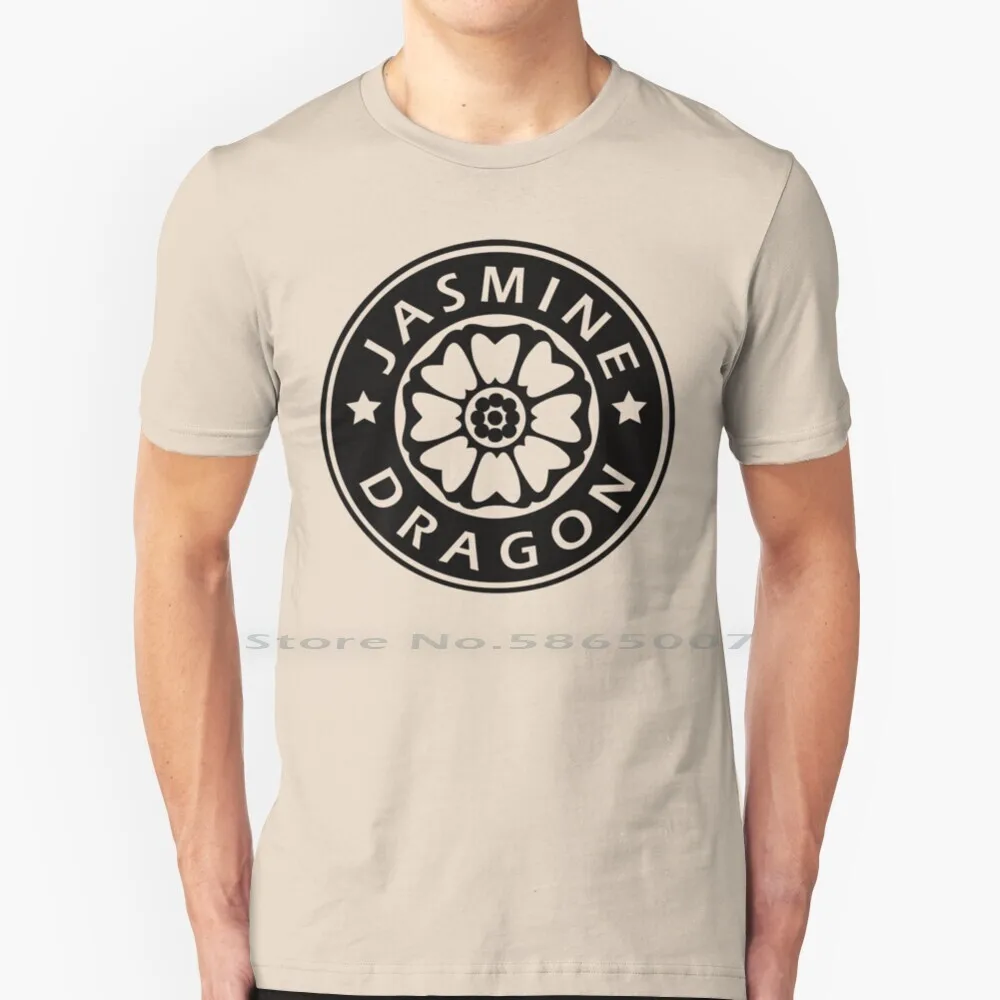 Jasmine Dragon Tea T Shirt 100% Cotone Jasmine Dragon The Last Air Bender Kora Tea Lover Cute Hipster Aang Water Bender Earth