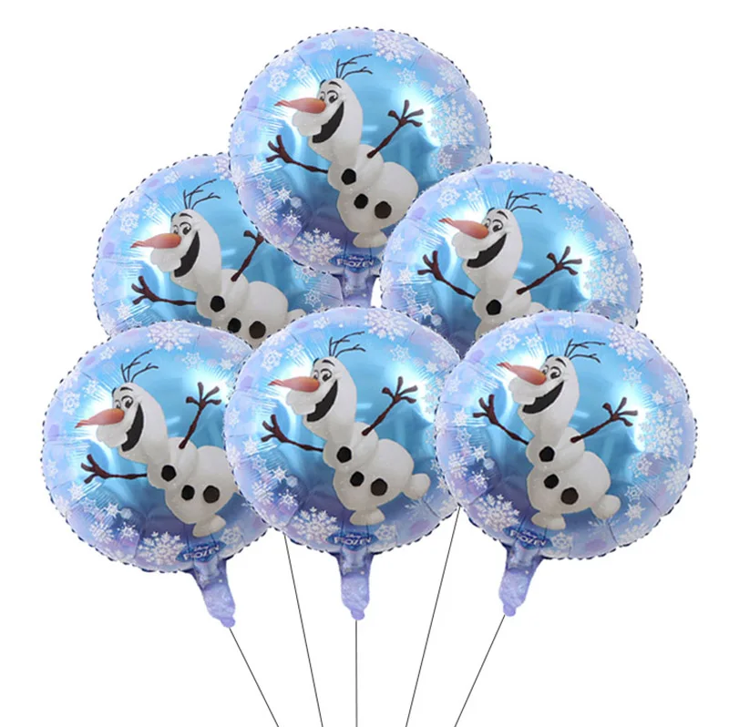 Description Picture 4 of item6pcs Frozen 18inch Foil Balloons Princess Anna Elsa Olaf Helium Globos Wedding Baby Shower Girl's Birthday DIY Party Decorations