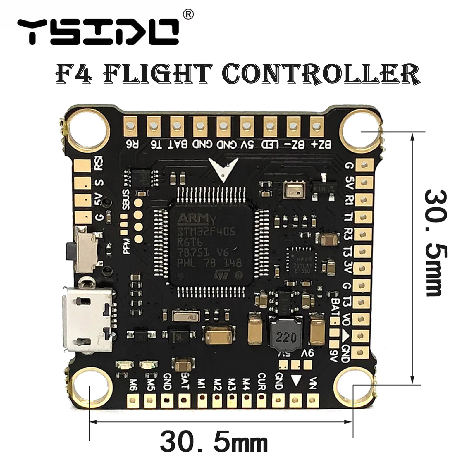 YSIDO Flight Controller Board Betaflight F4V3S F4 V3 V3S PLUS FC Barometer Quadcopter RC Drone