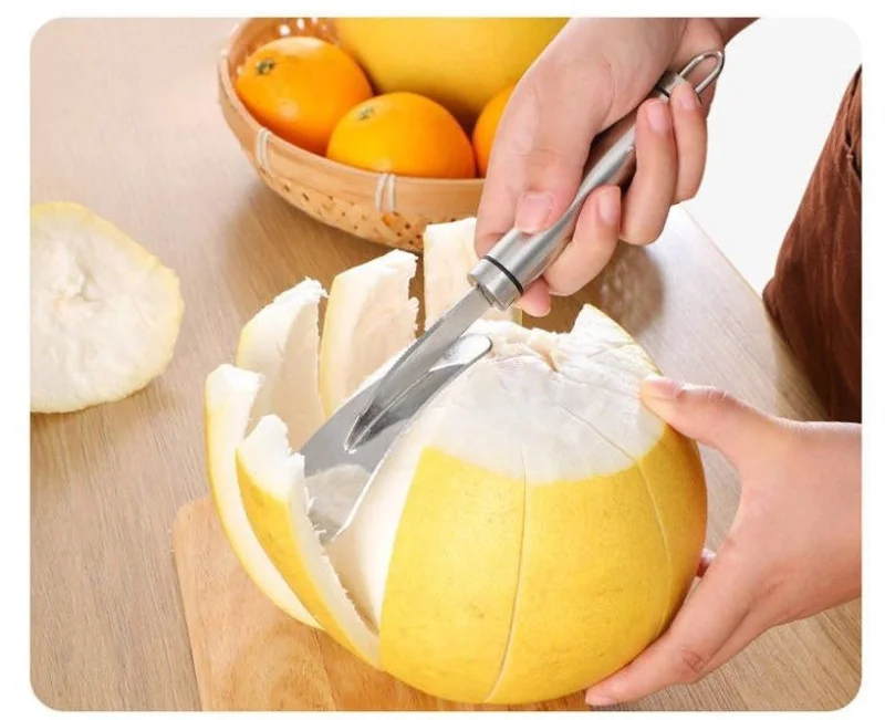 1pc steel grapefruit peeler pomelo peeling stripper kitchen tools
