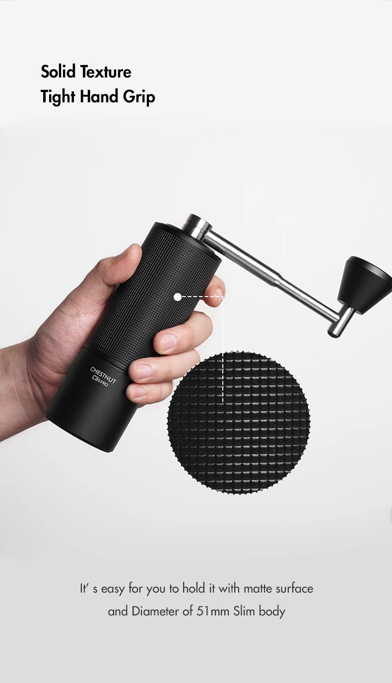 TIMEMORE Store Chestnut C3S PRO Manual Coffee Grinder Capacity 25g Hand Adjustable Steel Core Burr Send Cleaning Brush 9 Se7d8deaad7e0446f86dacbbd5b666ee5h TIMEMORE Store Chestnut C3S PRO Manual Coffee Grinder Capacity 25g Hand Adjustable Steel Core Burr Send Cleaning Brush