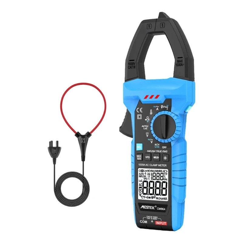 

Digital Clamp Meter Auto ranging Multimeter for Voltage & Current Measurement