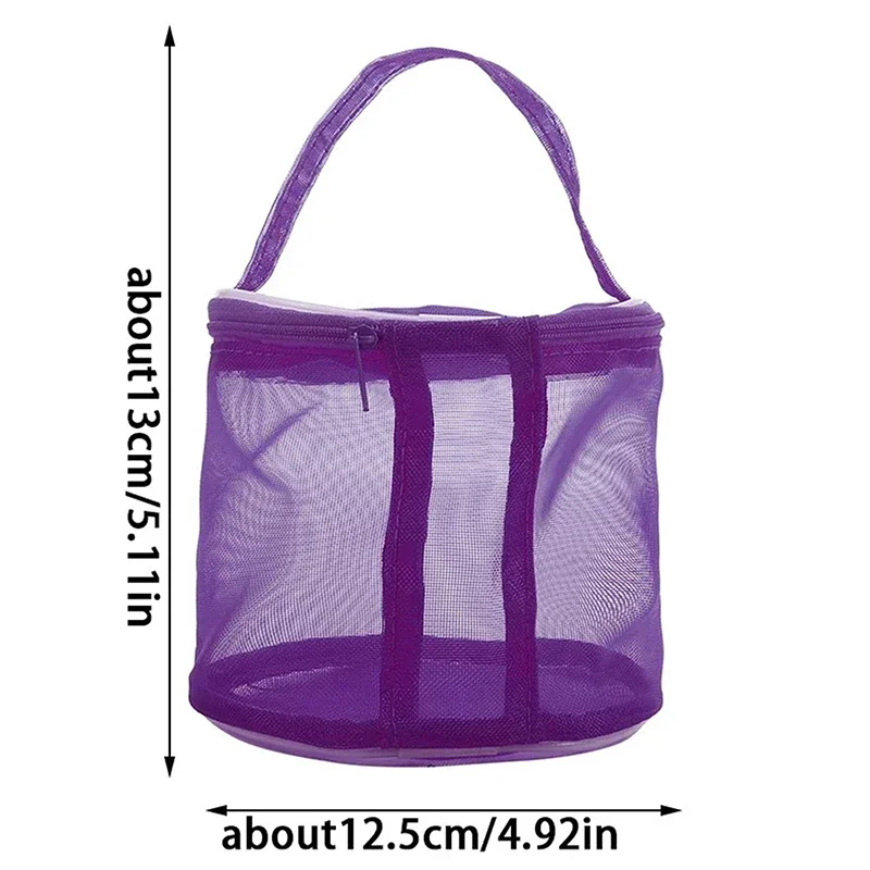 Portable Yarn Storage Bag Hollow Mesh Knitting Wool Yarn Bags Crochet Yarn Handbag Organizer Weave Tools Sewing Accessories 6