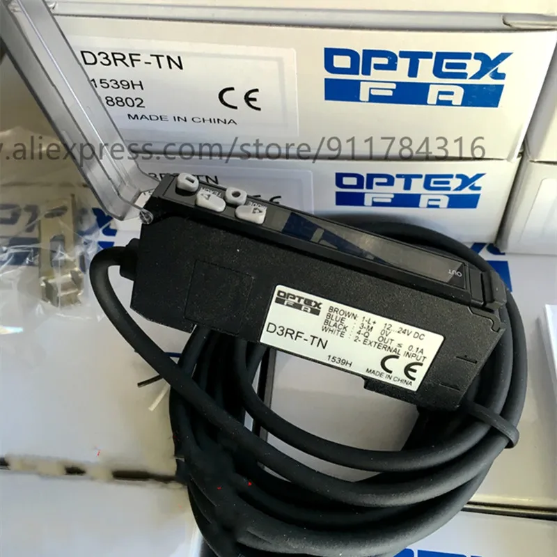 Brf-Tn Di D3Rf-Tp Brf-P 100% Nuovo Originale Optex Risposta Ad Alta Velocità Amplificatore In Fibra Sensore Di Rilevamento A Lunga Distanza