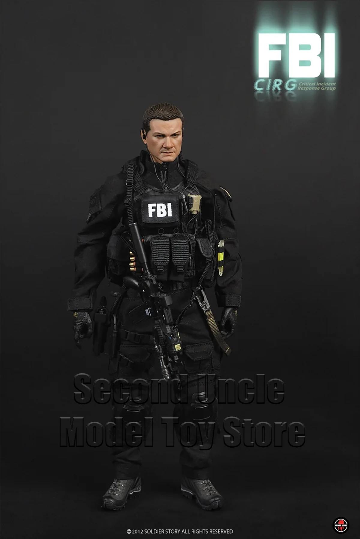in stock Soldier SS062 1/6 FBI CIRG Emergency Response Group 12