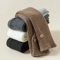 Cute Japanese Style Children's Leg Warmers Split Button Lolitas Leg Socks Foot Cover Long Stockings Ballet Guards Socks Kid's 6