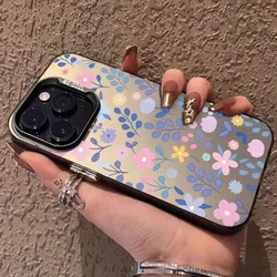 Silvery Fashion Flower Shockproof Phone Case for Honor X7B 4G 5G (BK-CYK0019)