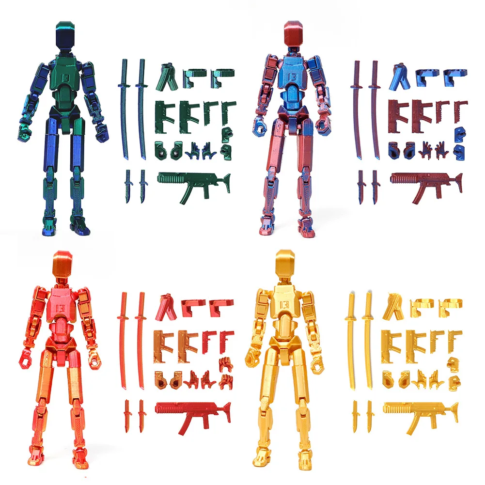 3D Printed Multi-Jointed Movable Shapeshift Robot Titan 13 Action Figures Toys Kids Adults Children Game