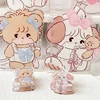 Cartoon Cute Mikkoed Acrylic Pen Holder Transparent Stationery Storage Box Creative Cartoon Pencil Holder Ins Desk Organizer 2