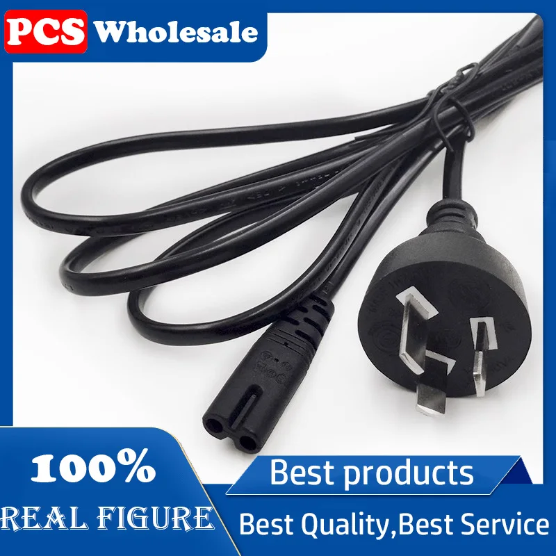 AU Australian Plug Power Cable Australia C7 Figure 8 Power Supply Cord 1.5m 4ft For Battery Charger PSP 4 Portable Radio CD Play power cable power cord
