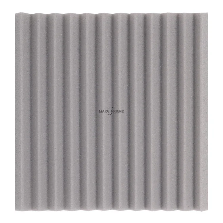 HEMRLY Paneles de espuma acústica autoadhesivos de 1 x 12 x 12 pulgadas,  paneles acústicos absorben el ruido rápidamente, paneles de pared