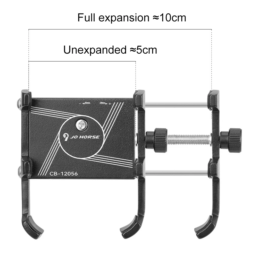 자전거 휴대폰 거치대 자전거 카메라 라이트 마운트 자전거 모바일 홀더 마운트 50-100mm 스마트폰용 자전거 폰 거치대