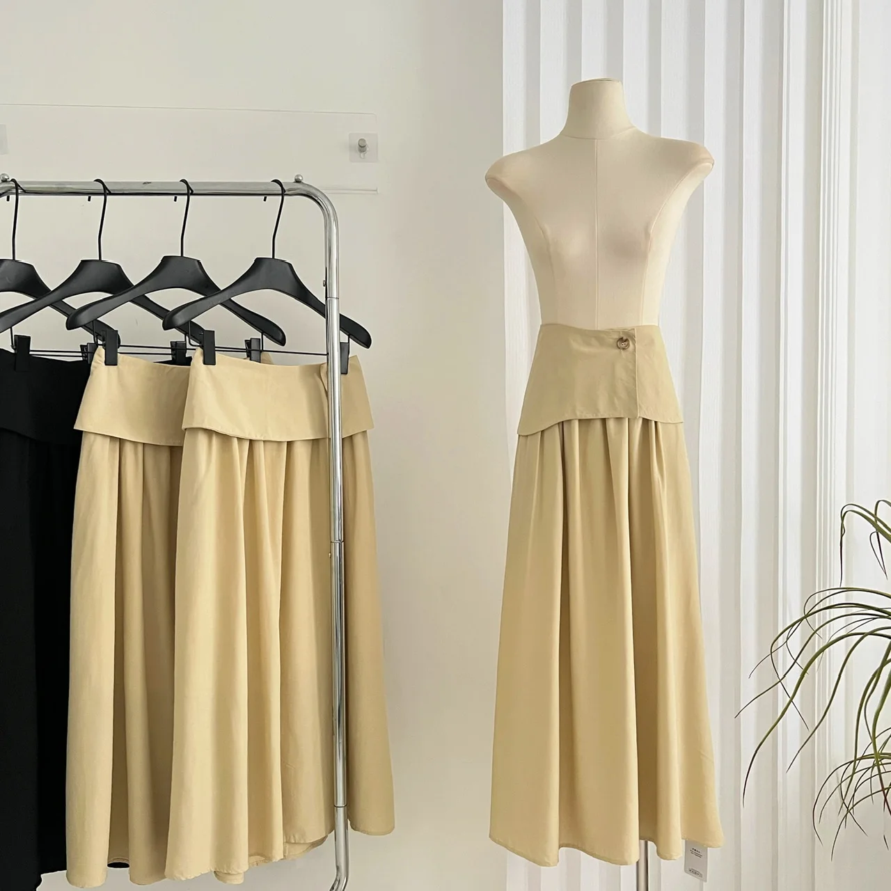 

Women Skirts Vintage High Waist Long Skirt Female 2023 Summer Fashion Harajuku A-Line Skirts