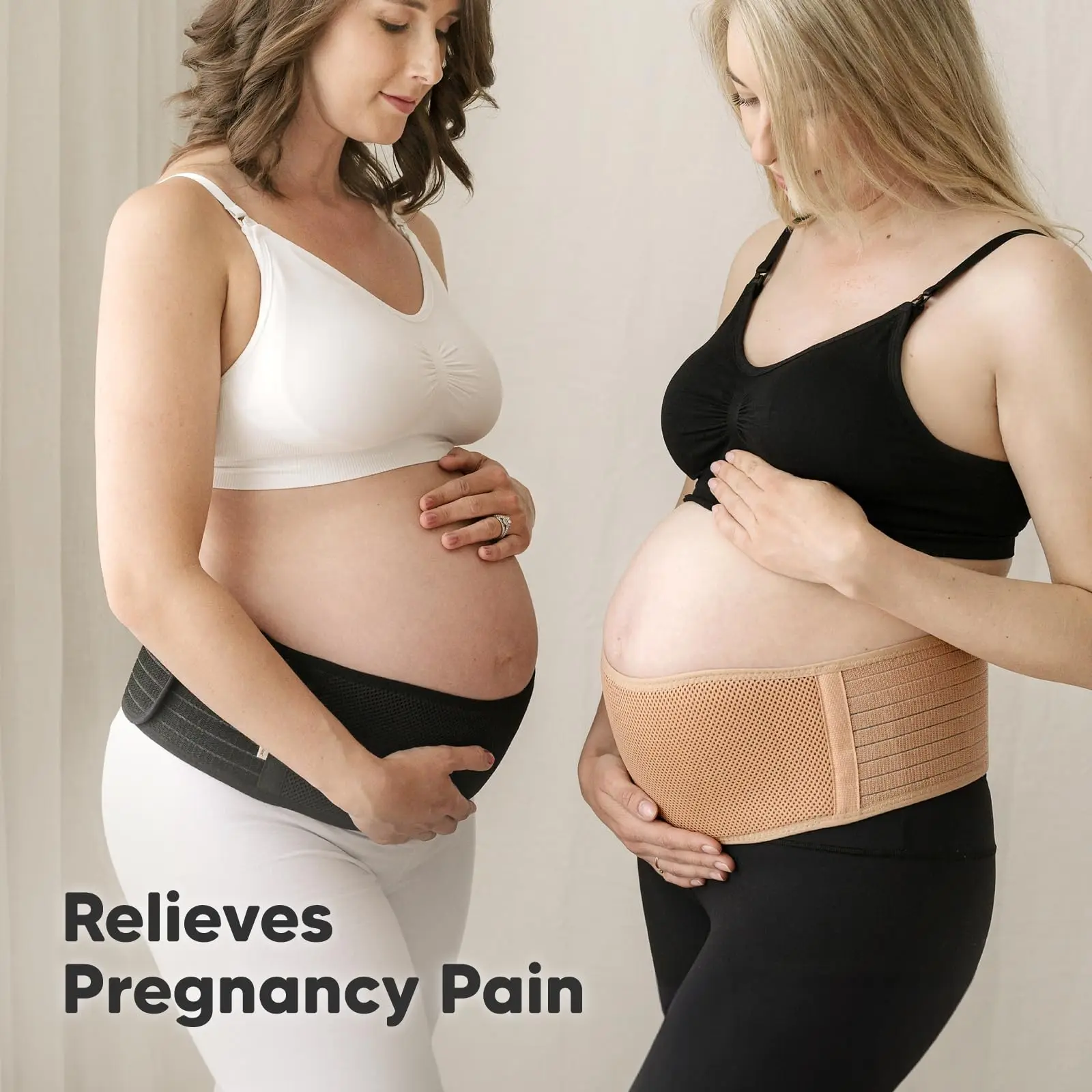 Pregnancy Belly Support Belt Pregnant Women Belts Maternity Belly Belt Soft & Breathable Abdomen Pelvic Support Bands Maternity Belly Band for Pregnancy