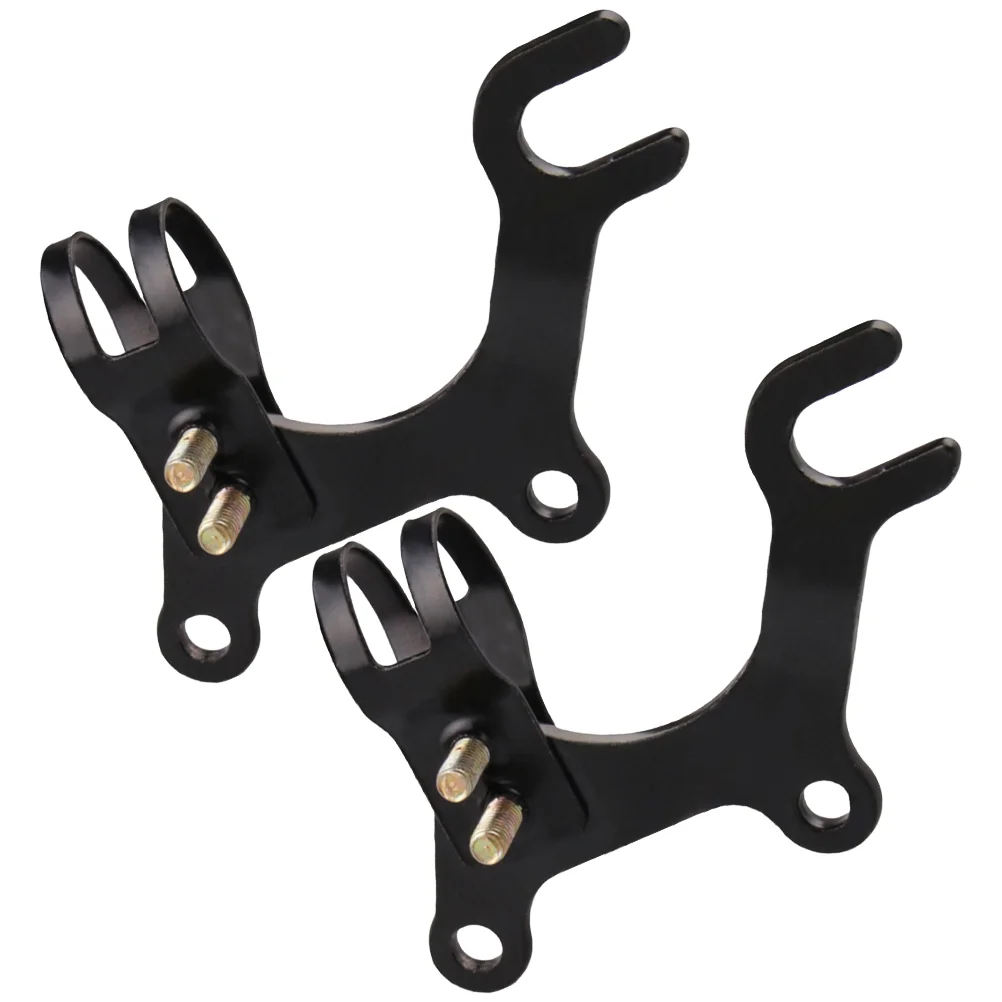 

2 Pcs Brake Adapters for Bike Disc Modification Bracket Frame Kit Conversion Carbon Steel