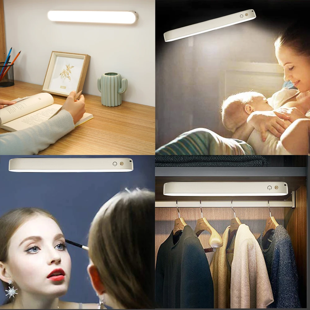 LED Desk Lamp Led Light Table Lamp USB Desk Lamp Study Reading Light Magnetic Bedroom Bedside Remote Control Night
