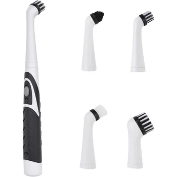 Electric Cleaning Brush Electric Brush with 4 in 1 Heads Oscillating Power Scrubber Cleaning Tool Brush for Bathroom Kitchen 1