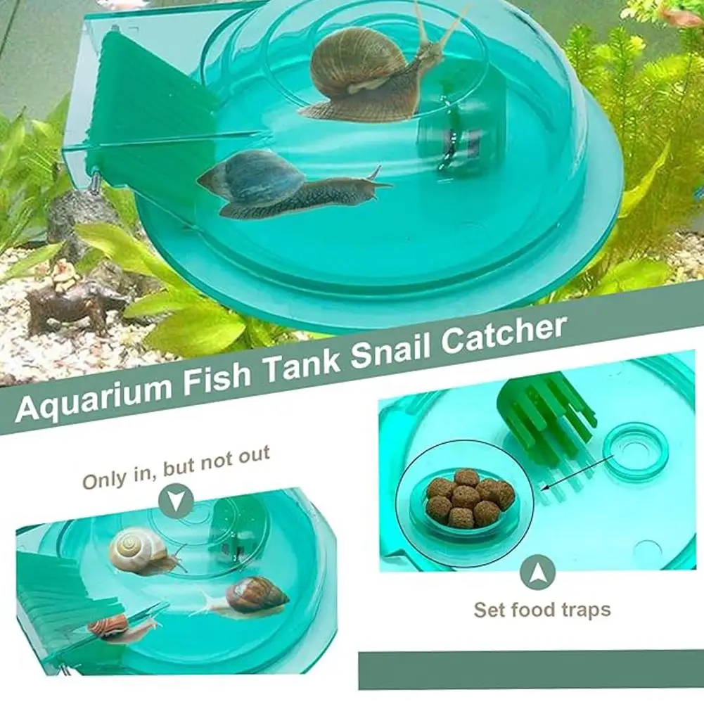 Green Plastic Aquarium Snail Remover Cleaning Tool For Fish Tank