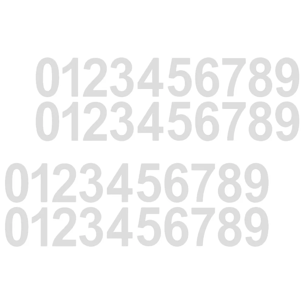 

Reflective Mailbox Numbers Stickers Self Adhesive Mailbox Numbers Decals