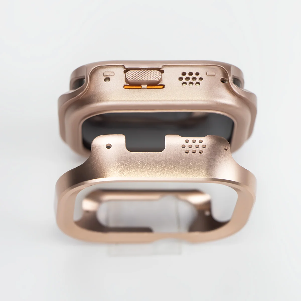 Premium TPU Protective Bezel Cover for Apple Watch - Aluminium Titanium Alloy Design