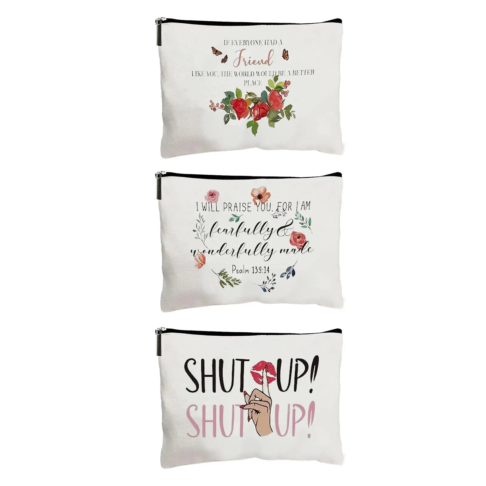 

Travel Makeup Bag Travel Stuff Zipper Pouch Makeup Bag for Girls Gifts Women Mom Toiletries Accessories Brushes Home Furnishing