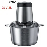 2L 3L Electric Meat Grinder 220V Stainless Steel Meat Mincer Kitchen Mixer Blender Machine Chopper Food Processors 2