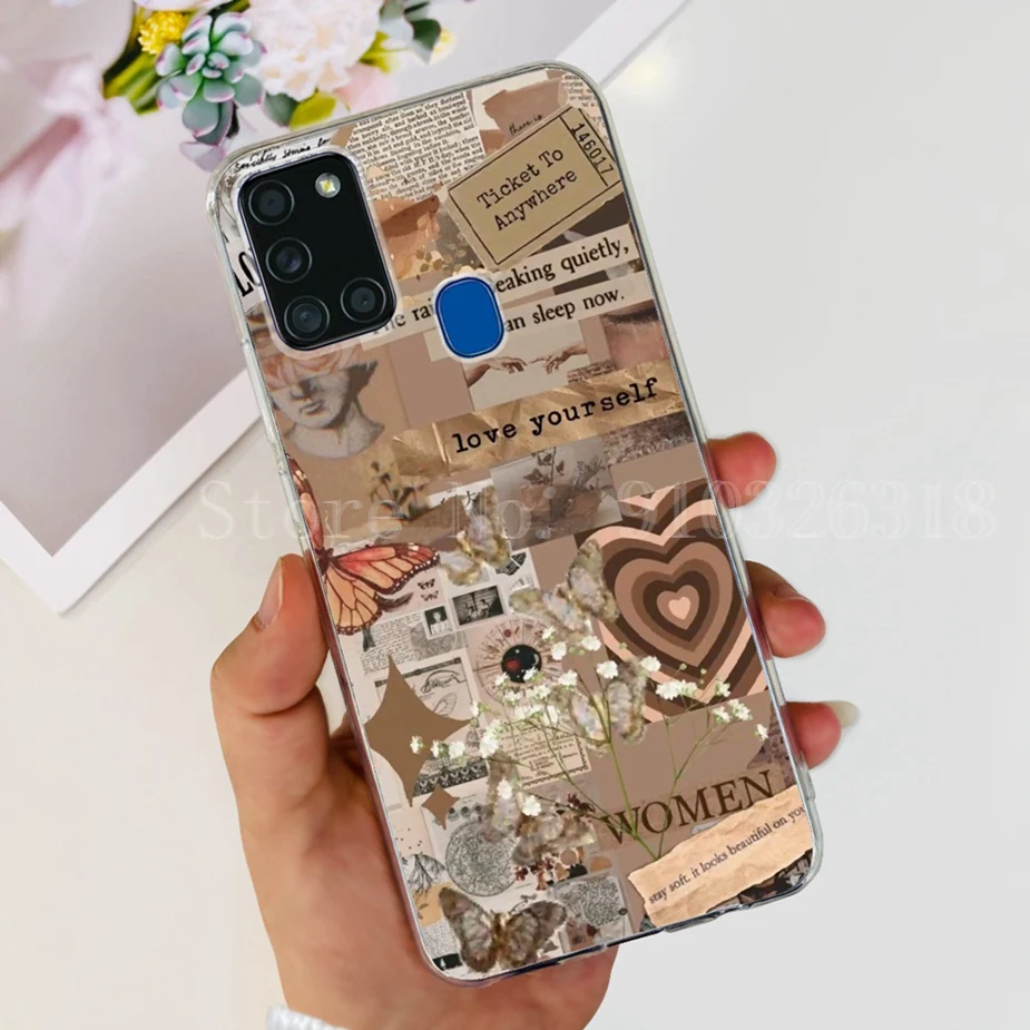 Stylish Painted Soft Slim Phone Case with Bumper