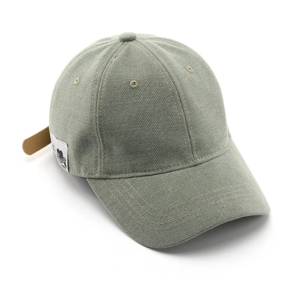 Polyester Solid Color Baseball Cap for Men