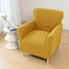 Polar Fleece Tub Chair Cover Stretch Spandex Club Sofa Armchair Slipcovers Elastic Single Couch Covers for Study Bar Counter 4