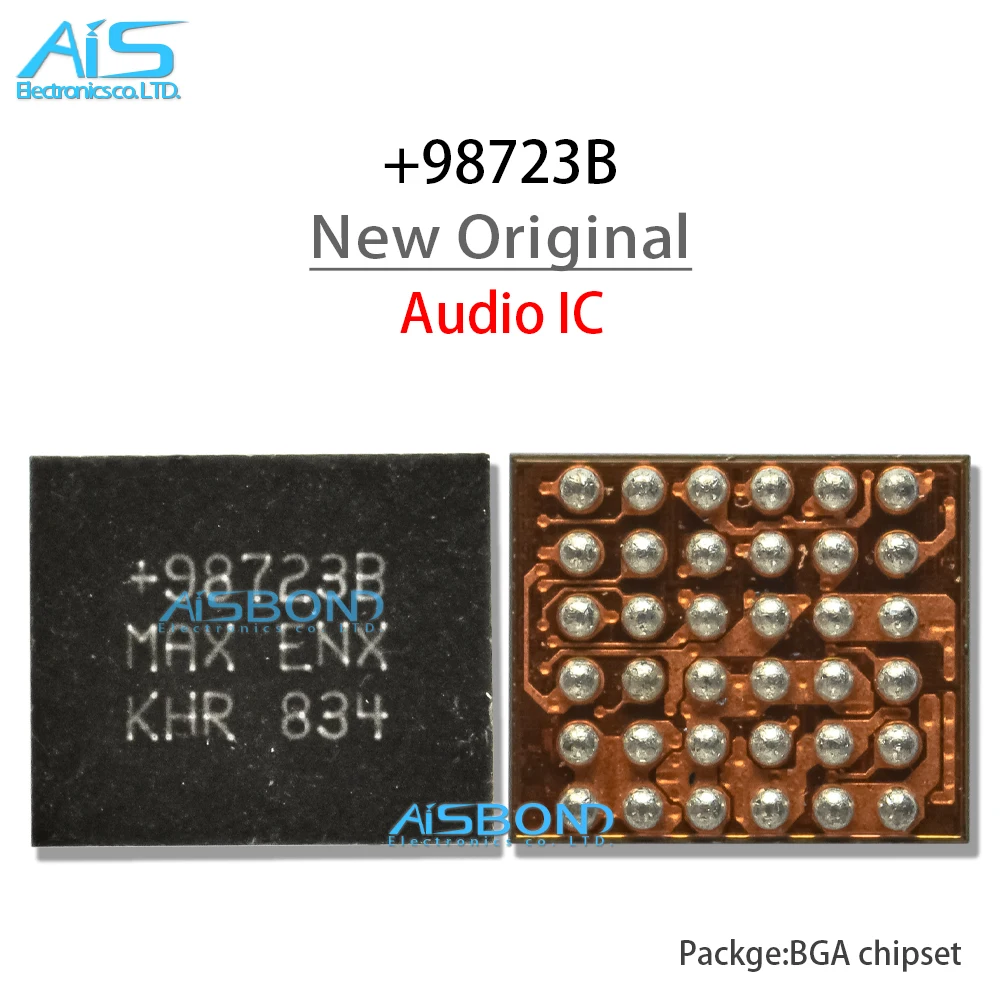 

2 шт./лот новый оригинальный Max98723B + 98723B аудио ис для IPAD AIR2 mini4 Pro10.5 2018 Pro11 11 дюймов 12,9 3rd 98723B кольцевой код ИС