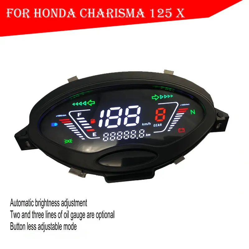 WAVE125 S Motorcycle Digital Instrument Assembly Charisma 125X Women's Scooter MOTORBIKE Electronic Dashboard Modification Parts
