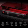Redragon GS550 PC Gaming Speakers 2.0 Channel Desktop Computer Sound Bar  Quality Bass & Decent Red Backlit 5