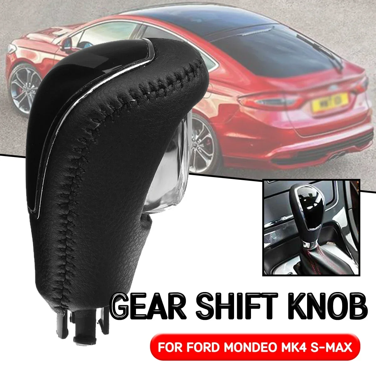 Auto 6 Velocità Per Ford/Mondeo Mk4/S-Max/Kuga/Galaxy 2006-2015 Pomello Del Cambio Automatico Leva Del Cambio Shifter Gaitor