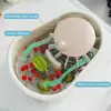 Fruit Solution Efficient Fruit Vegetable Washer with Large Capacity Spinner Bowl Detachable Brush Drain Basket for Easy Cleaning 3