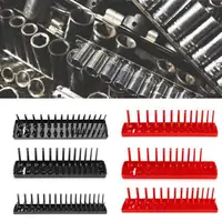 Plastic Sleeve Holder Metric Socket Tray Socket Organizer Metric Holder Tool SAE Home Sleeve Tool Storage Rack Garage Tray 2