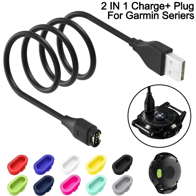 Versatile USB Charging Cable with Dock and Protective Plug Cover