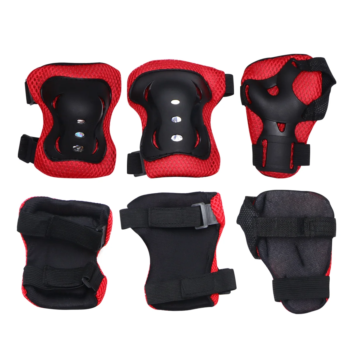 

6Pcs/Set Children Knee Pads Elbow Pads Wrist Guards Protective Gear Set For Roller Skating Skateboarding Cycling Sports Kit New