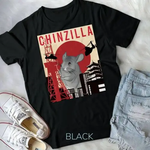 Chinzilla-забавная футболка унисекс для любителей шиншиллы