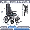 500W Electric Wheelchair 20AH Foldable, Reclining Tilt Design 150KG Weight Capacity 22KM Range Ergonomic Design 3 500W Electric Wheelchair 20AH Foldable, Reclining Tilt Design 150KG Weight Capacity 22KM Range Ergonomic Design 3