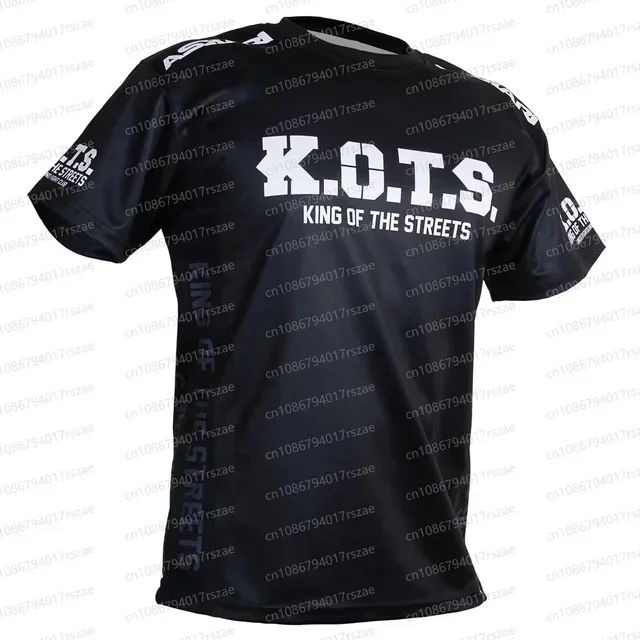 ASKARI Boxing Fighting Match 3D Men and Women Fitness Short Sleeve T-Shirt Breathable Sports Outdoor Training Children Tshirts 2