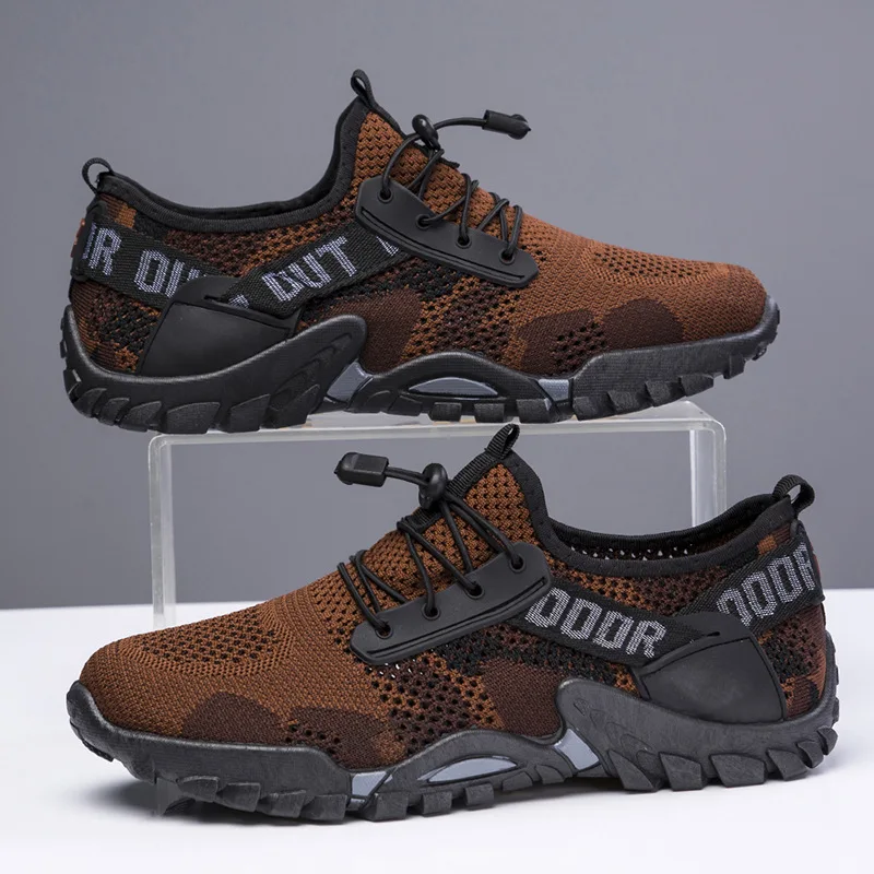 

2023 Autumn Hot Sale Fashion Wading Shoes Men's Outdoor Hiking Shoes Comfortable Mesh Breathable Non-slip Shoes Sneakers for Men