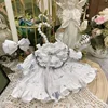 20CM Cotton Doll Skirt Grey Star Baby Clothes 3