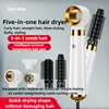 Multifunctional 5-in-1 Hair Dryer 600W Professional Air Hair Styler Hot Air Comb Suitable for Home Low Noise Hot and Cold Air 1