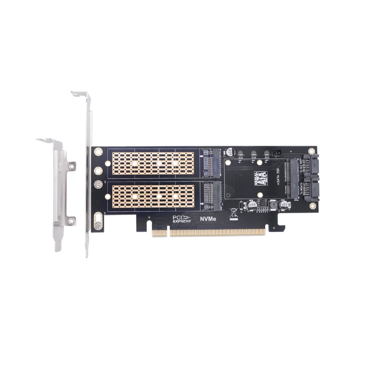 

PCIE X16 на M.2 M ключ NVME SSD адаптер карты PCIE X16 на M.2 B Ключ SATA SSD адаптер карты MSATA SSD адаптер карта